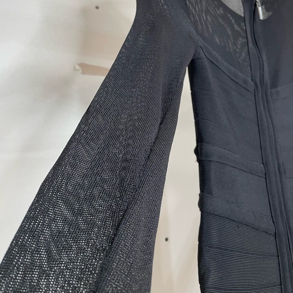 Bebe Bodycon Bandage Mini Dress - Picture 8 of 11